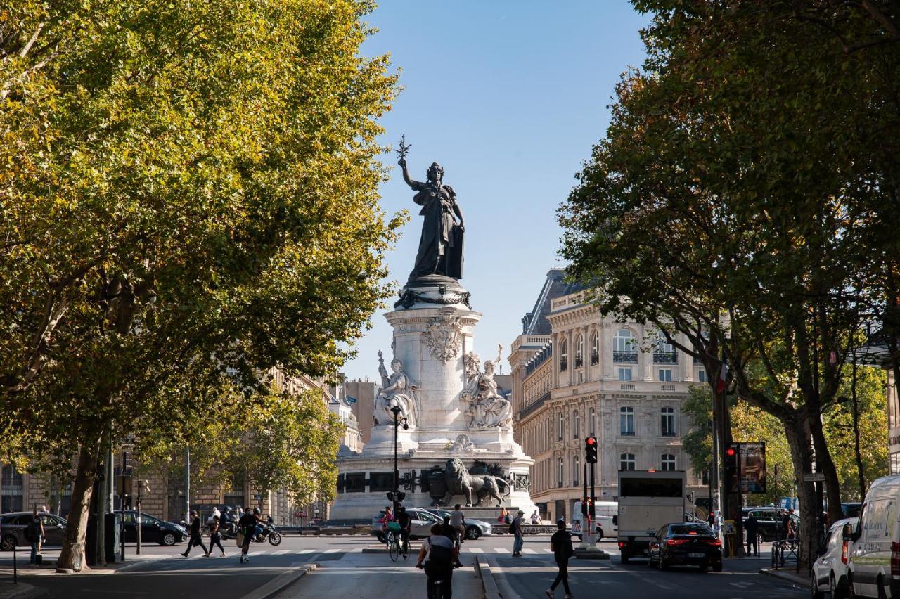 Hotel Au Coeur De Republique Paris Luaran gambar